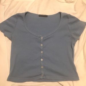 Brandy Melville Blue Zelly Top